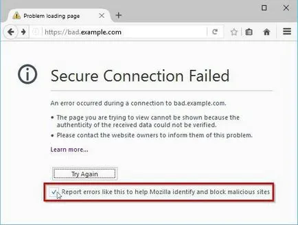 Connectionfailure mi ez a hiba, és hogyan kell megjavítani