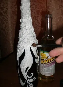 Díszítő palackok saját kezűleg