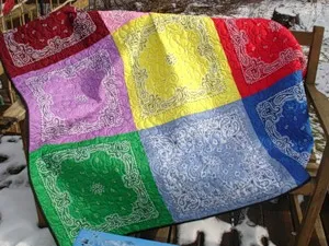 A dekoráció fejkendőt kezüket - ötletek - otthon, kézzel készített