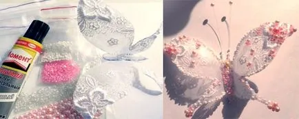 Fali dísz lepkék stencil saját kezűleg, vágja le a papírt minták fotó (lepkék) Fali dísz pillangók kezüket stencil, sablonok vágásához papír, fotók