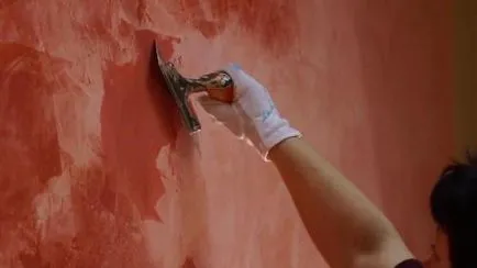 Színes vakolat külső és belső homlokzat, dekoratív, video oktatás