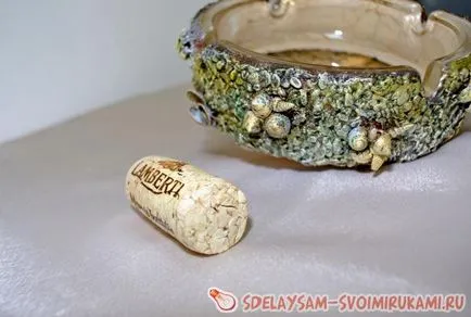 Díszítése a hamutartó, a mester osztály saját kezűleg