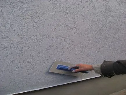 Színes vakolat külső és belső homlokzat, dekoratív, video oktatás
