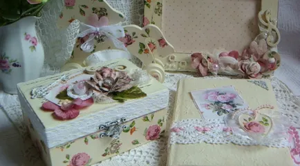 Decoupage dobozok három különböző stílusban alapuló technikával (fotó)