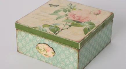 Decoupage dobozok három különböző stílusban alapuló technikával (fotó)
