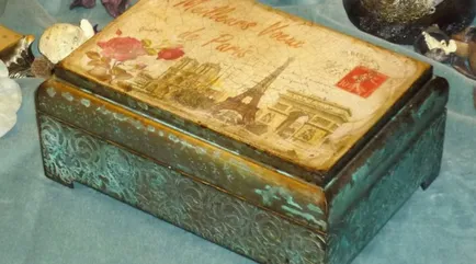 Decoupage dobozok három különböző stílusban alapuló technikával (fotó)