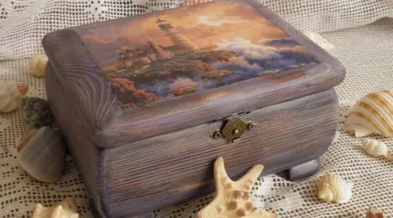 Decoupage dobozok három különböző stílusban alapuló technikával (fotó)