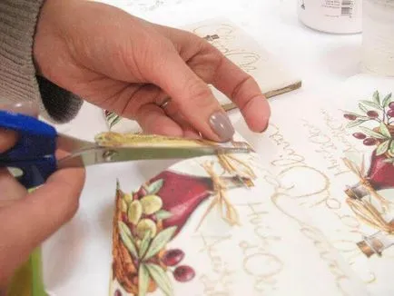 Decoupage box mester osztály kezdő (lépésről lépésre)