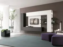 nappali design hi-tech stílusú (fotó), belsőépítészeti bútorok high-tech stílusban felújított lakás