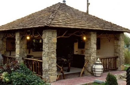 Tervezés és elrendezés gazebos kezük