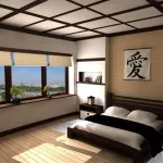 Hálószoba kialakítása a japán stílus vagy belső tér a kínai változata a feng shui