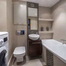 Fürdőszoba Design modern stílusban tartalmaz egy fényképet a belső (stílus) fürdőszoba tervezés, modern stílus jellemzői a belső fotó