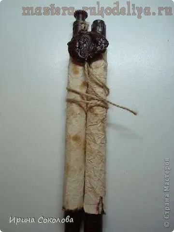 Ősi görgetés egy tömítéssel viasz