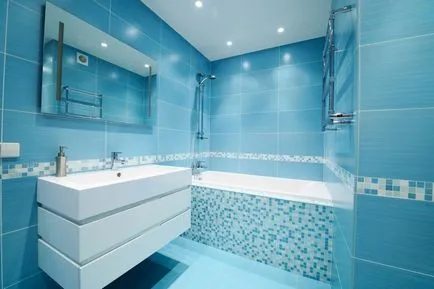 Fürdőszoba Design modern stílusban tartalmaz egy fényképet a belső (kortárs) fürdőszoba tervezés, modern stílus jellemzői a belső fotó