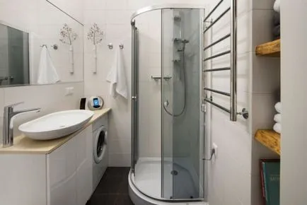 Fürdőszoba Design modern stílusban tartalmaz egy fényképet a belső (tervezés) fürdőszoba tervezés, modern stílus jellemzői a belső fotó