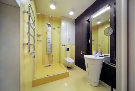 Fürdőszoba Design modern stílusban tartalmaz egy fényképet a belső (kortárs) fürdőszoba tervezés, modern stílus jellemzői a belső fotó