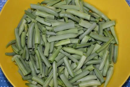 Bab fagyott - hogyan befagyasztására zöldbab a téli, lépésről lépésre recept fotók (fagyasztott) Bab fagyott - hogyan befagyasztására zöldbab a téli, lépésről lépésre recept fotók