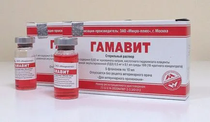 Gamavit „macska leírás, indikációk, alkalmazás, contra (contra) Gamavit „macska leírás, jelzések használata, ellenjavallatok