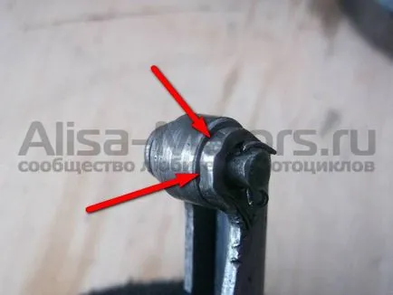 Fotók a javítási és szerelési PPC robogó „hangya”, „Tula», Alisa-motorok