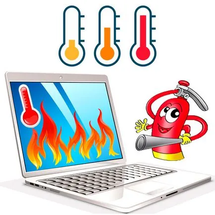 Fűtött laptop, mit kell tennie 9 lépésben az üdvösségre