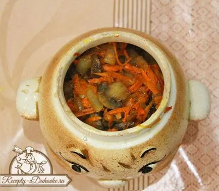 Gombák burgonya cserépben egy egyszerű recept lépésenként utasítások (gombák) Gomba burgonyával a pot recept egy egyszerű, lépésről lépésre irányban