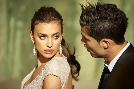 Irina Shayk és Ronaldo tört, barca vs real