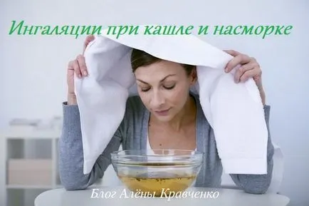 Inhaláció a köhögés és megfázás - otthon blog Alena Kravchenko (feltételek) Inhaláció a köhögés és megfázás - otthon blog Alena Kravchenko