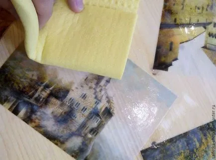 Útmutató a ragasztás decoupage kártyák - tisztességes iparos - kézzel készített, kézzel készített