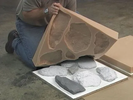 Műkő saját kezűleg készült vakolat és cement technológia