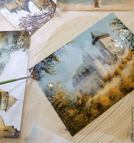 Útmutató a ragasztás decoupage kártyák - tisztességes iparos - kézzel készített, kézzel készített