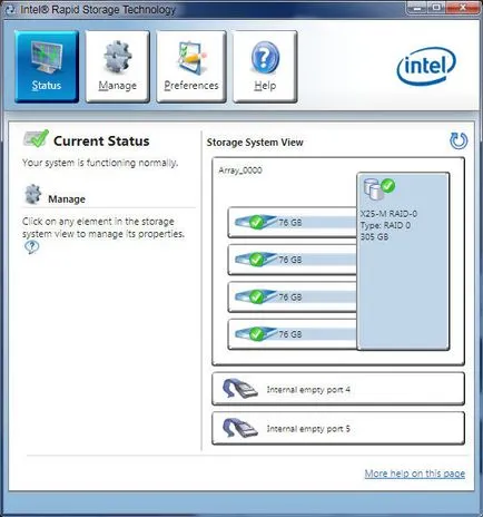 Intel Rapid Storage Technology vezető, mi ez a program, és hogy szükséges-e