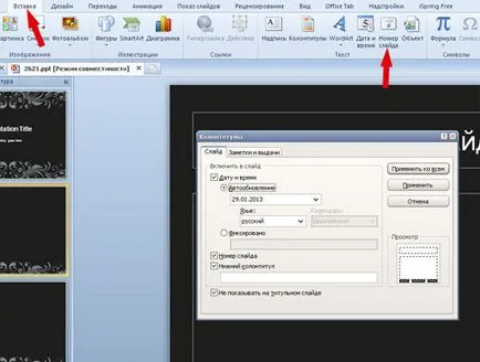 Hogyan adjunk számozása diák powerpoint