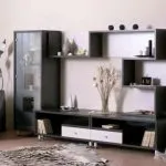 Modern fal a szoba kezét bútor a kötés terem, a klasszikus Mini és