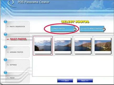 Hozzon létre egy panoráma fotó