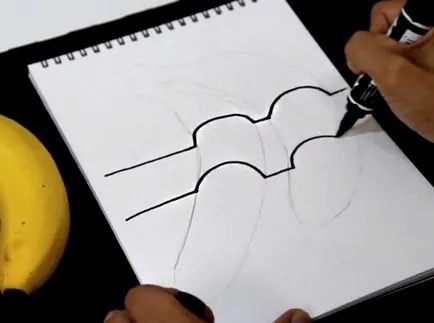 Hogyan kell felhívni a mintát papírra 3d szakaszok