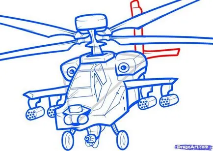 Hogyan kell felhívni a helikopter ceruza szakaszában (helikopter) Hogyan kell felhívni a helikopter ceruza szakaszaiban