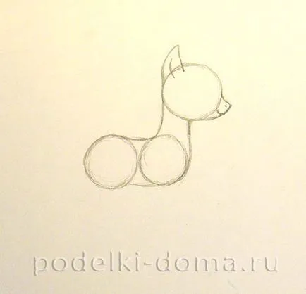 Hogyan kell felhívni a rajzfilm póni, szakaszosan, egy ceruza, egy doboz ötletek és műhelyek