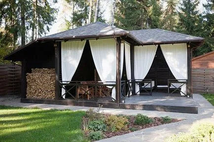 Hogyan lehet szép pavilon építkezésen
