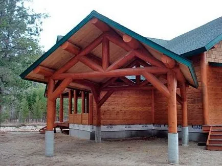 Hogyan lehet szép pavilon építkezésen