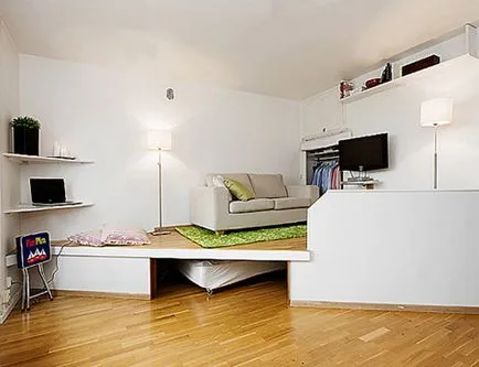 Hogyan kell szolgáltatnia, felszerelni egy kis szoba 15 fotó