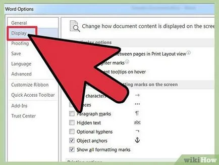 Hogyan kapcsoljuk ki a kijelző bekezdés védjegyek Microsoft Word