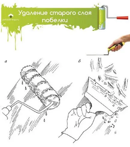 Hogyan mész a mennyezet a régi mész - 3 leghatékonyabb módja! (Fehéríteni) Hogyan mész a mennyezet a régi mész - 3 leghatékonyabb módja!