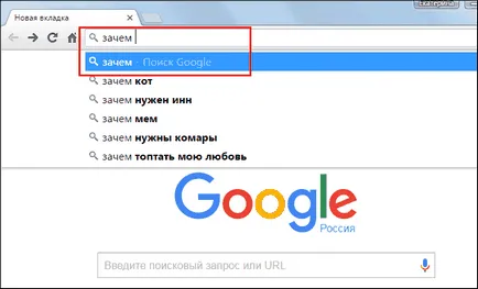 Hogyan kell használni a Google Chrome (google chrome) az összes elem