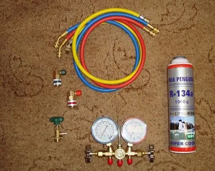 Hogyan kell kitölteni az autó levegőben a kezével (autoconditioners) Hogyan kell kitölteni az autó levegő kezével