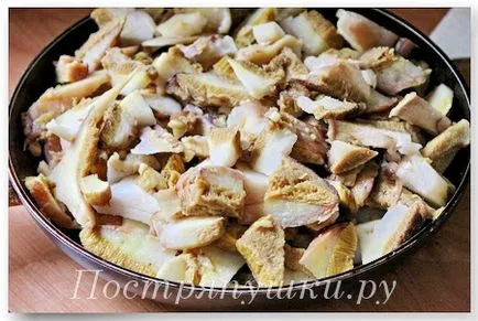 Hogyan befagyasztására gomba - recept fotókkal