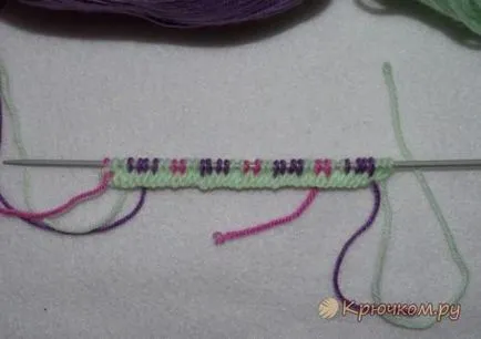 Hogyan kötött Jacquard minták