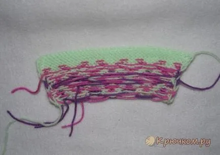 Hogyan kötött Jacquard minták