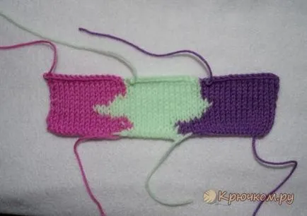 Hogyan kötött Jacquard minták