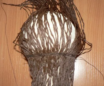 Hogyan kell varrni a haj textil baba