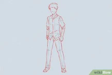 Hogyan kell felhívni az emberi test anime stílus (humán) Hogyan kell felhívni az emberi test a stílus anime